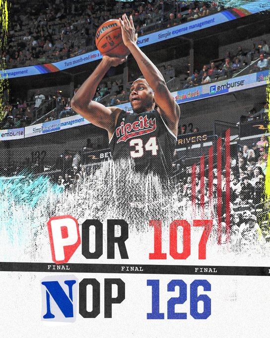 Portland Trail Blazers vs New Orleans Pelicans MATCH PLAYER STATS
