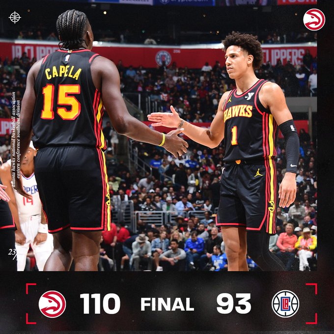 Atlanta Hawks vs LA Clippers MATCH PLAYER STATS