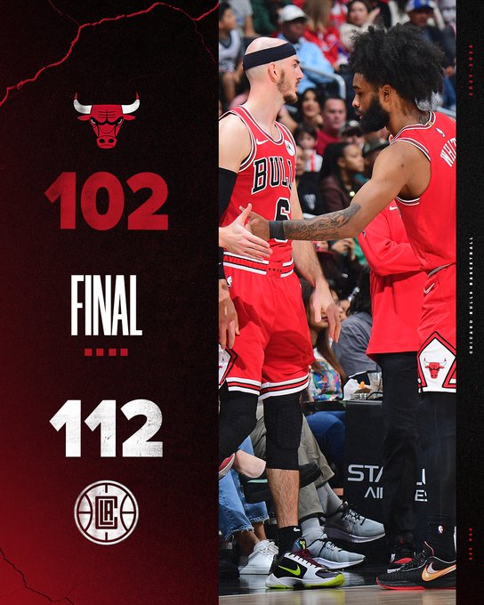 CHICAGO BULLS vs LA CLIPPERS MATCH PLAYER STATS | BULLS vs CLIPPERS box score