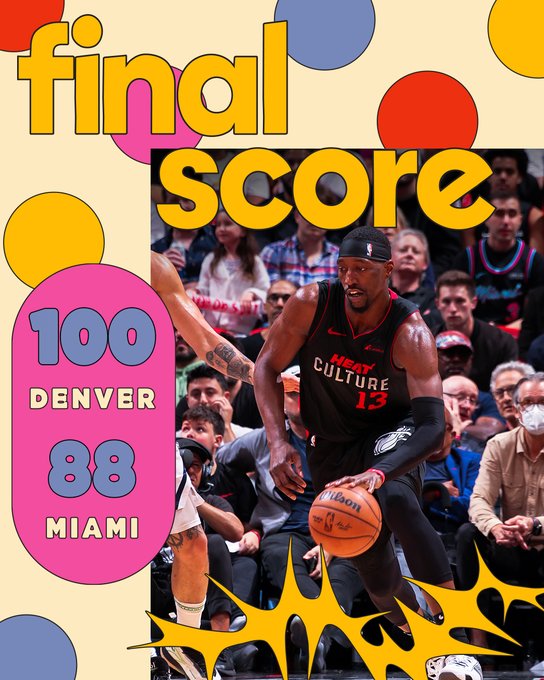 Denver Nuggets vs Miami Heat MATCH PLAYER STATS