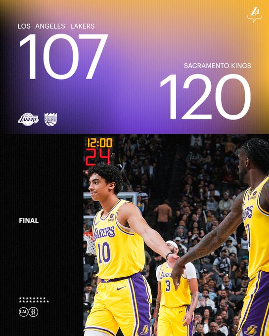 Los Angeles Lakers vs Sacramento Kings MATCH PLAYER STATS