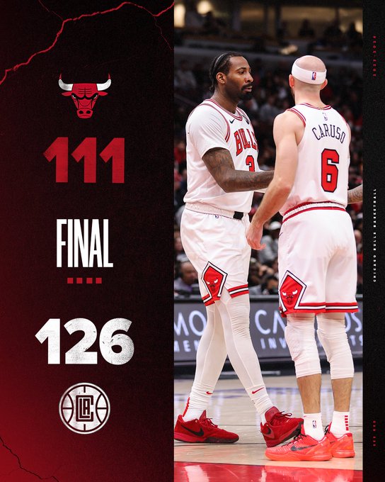 LA Clippers vs Chicago Bulls MATCH PLAYER STATS
