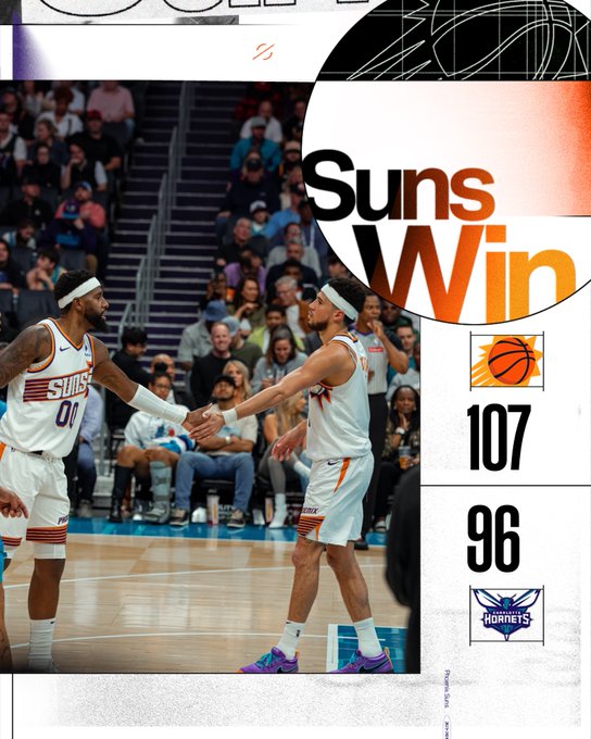 Phoenix Suns vs Charlotte Hornets MATCH PLAYER STATS