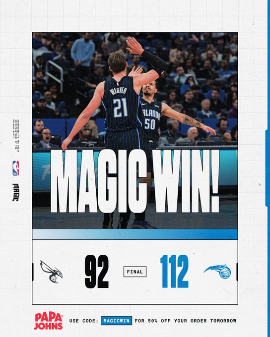 Charlotte Hornets vs Orlando Magic MATCH PLAYER STATS