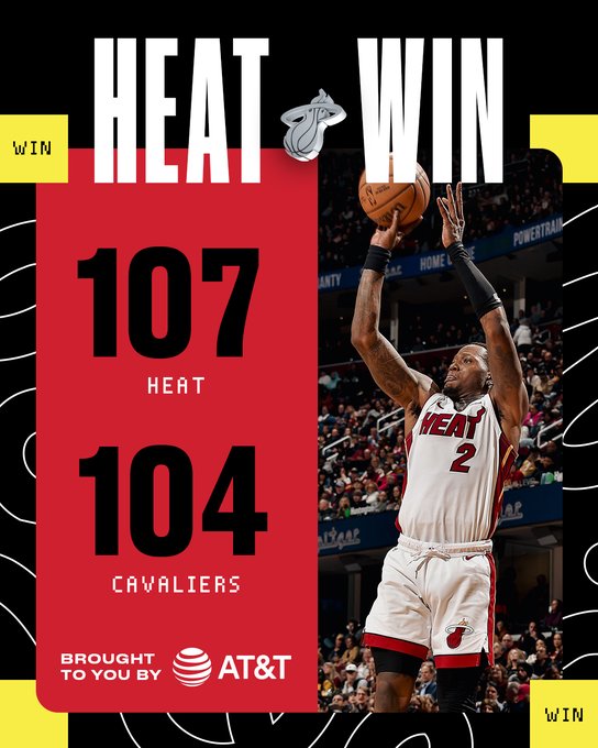 Miami Heat vs Cleveland Cavaliers MATCH PLAYER STATS