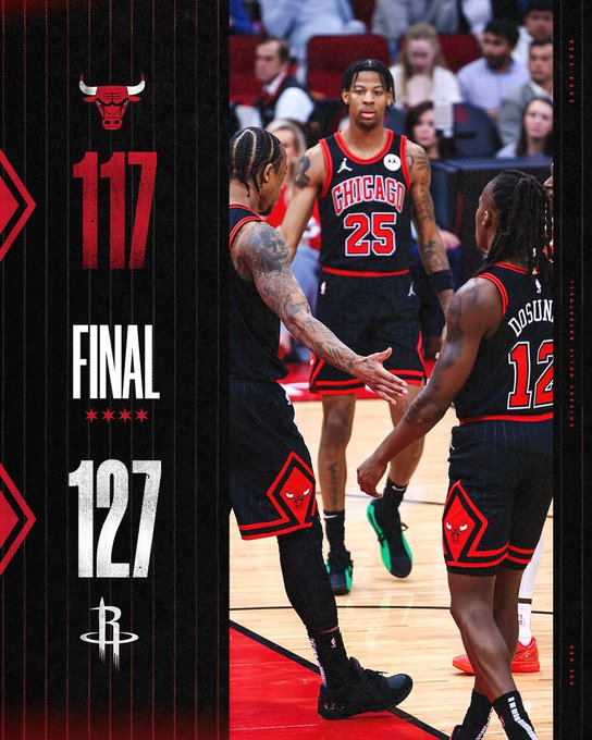 Chicago Bulls vs. Houston Rockets MATCH PLAYER STATS