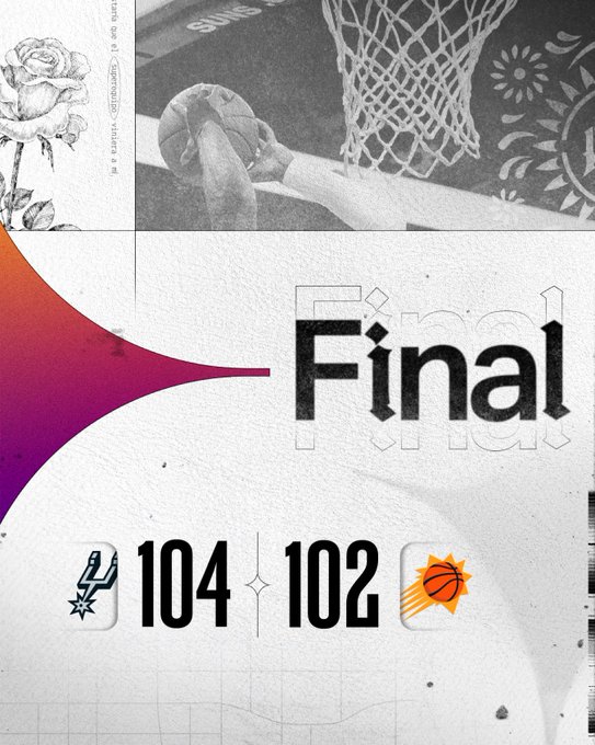 Phoenix Suns vs. San Antonio Spurs MATCH PLAYER STATS